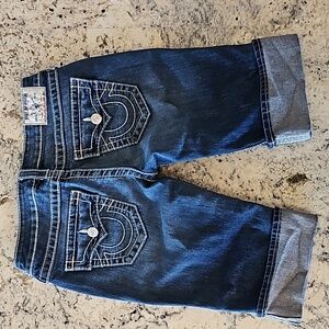 True Religion Bermuda Jean Shorts